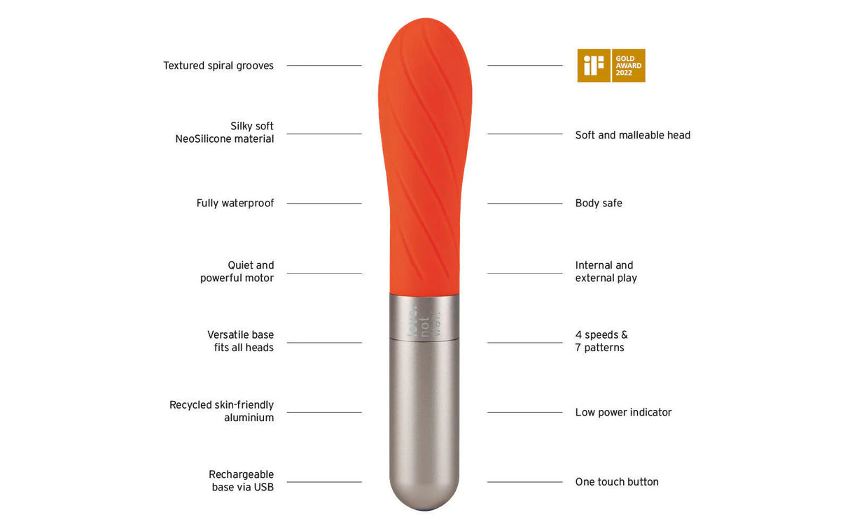LNW Grá Award Winning Couples Vibrator for Internal Stimulation