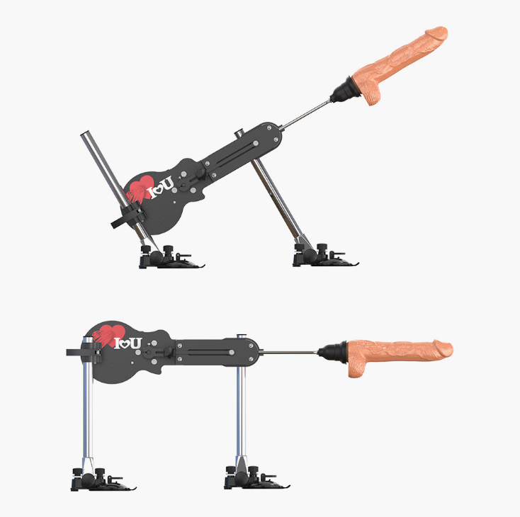 Guitar Thrusting And Vibrating Remote Controlled Sex Machine