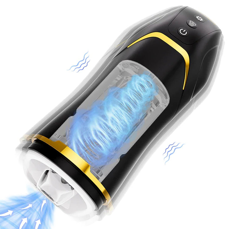 HANNIBAL Automatic Male Masturbator with Suction & Vibration