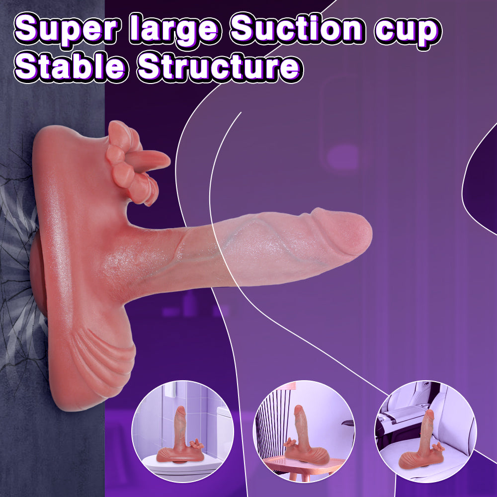 Realistic Ride On Dildo Heated Grinder Vibrator