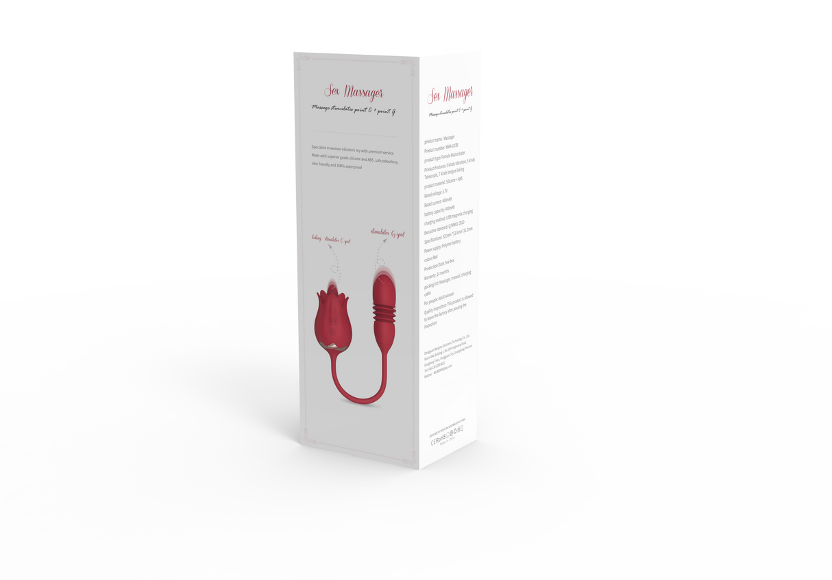 HGOD II Tongue licking stimulates point c vibration stimulates G point vibrator