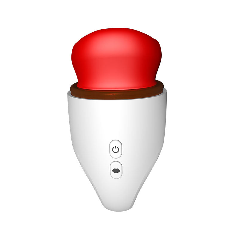 Handheld Kiss Big Mouth Tongue Licking Vacuum Suction Vibrator