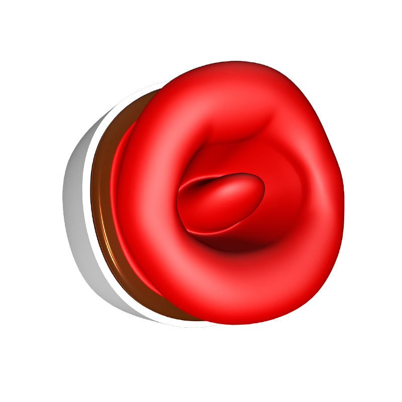 Handheld Kiss Big Mouth Tongue Licking Vacuum Suction Vibrator