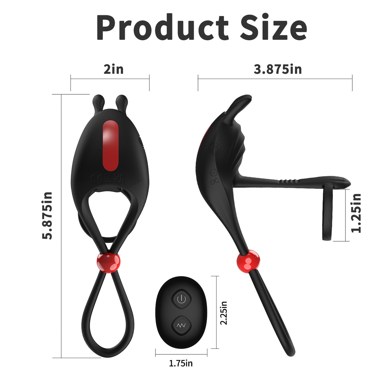 HGOD II double vibration lock fine ring remote control