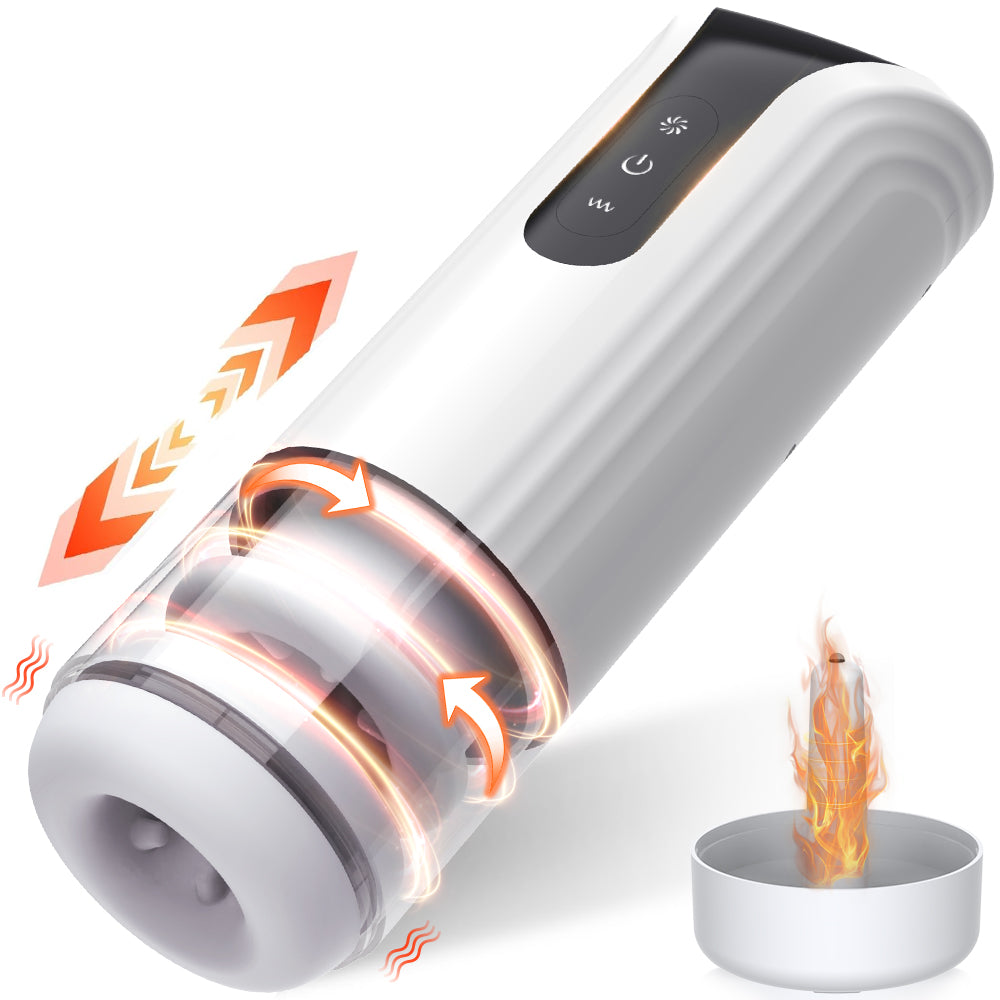 IVES Telescopic Rotation Masturbation Cup