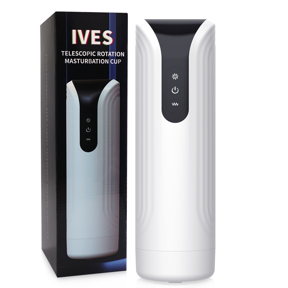 IVES Telescopic Rotation Masturbation Cup