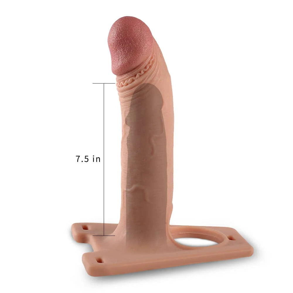 8'' Realistic Hollow strap on silicone dildo