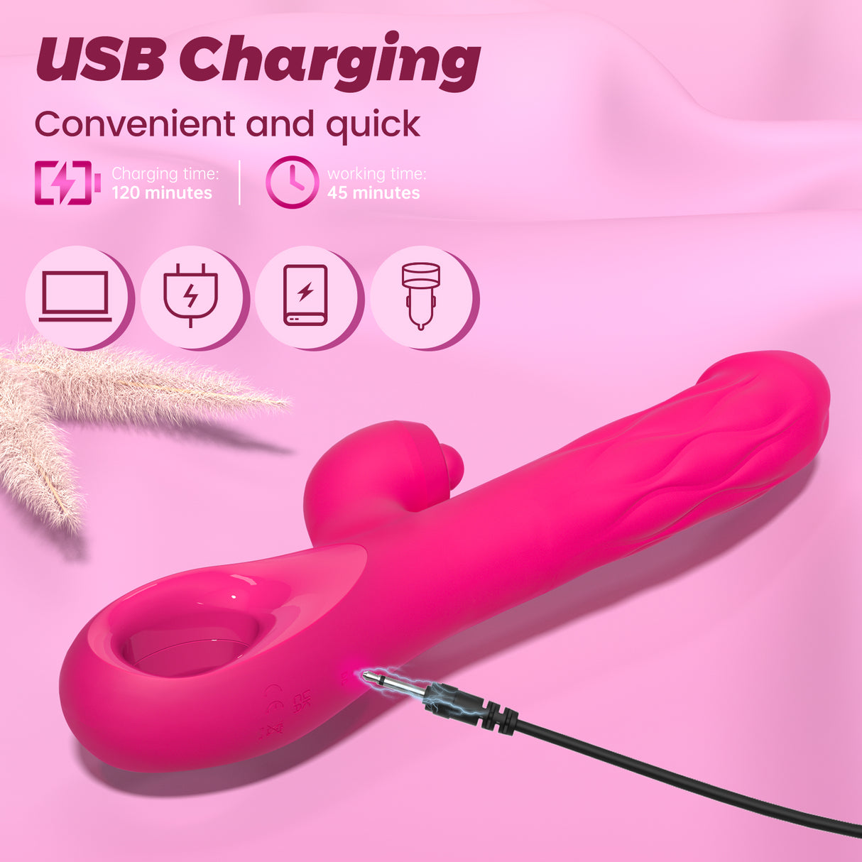 Jinny Inflatable Rabbit Vibrator With App control