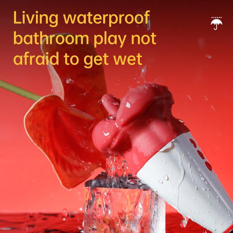 Kiss from a Rose Pro Red Lips 2 generation vibrate tongue lick sway female sex toy