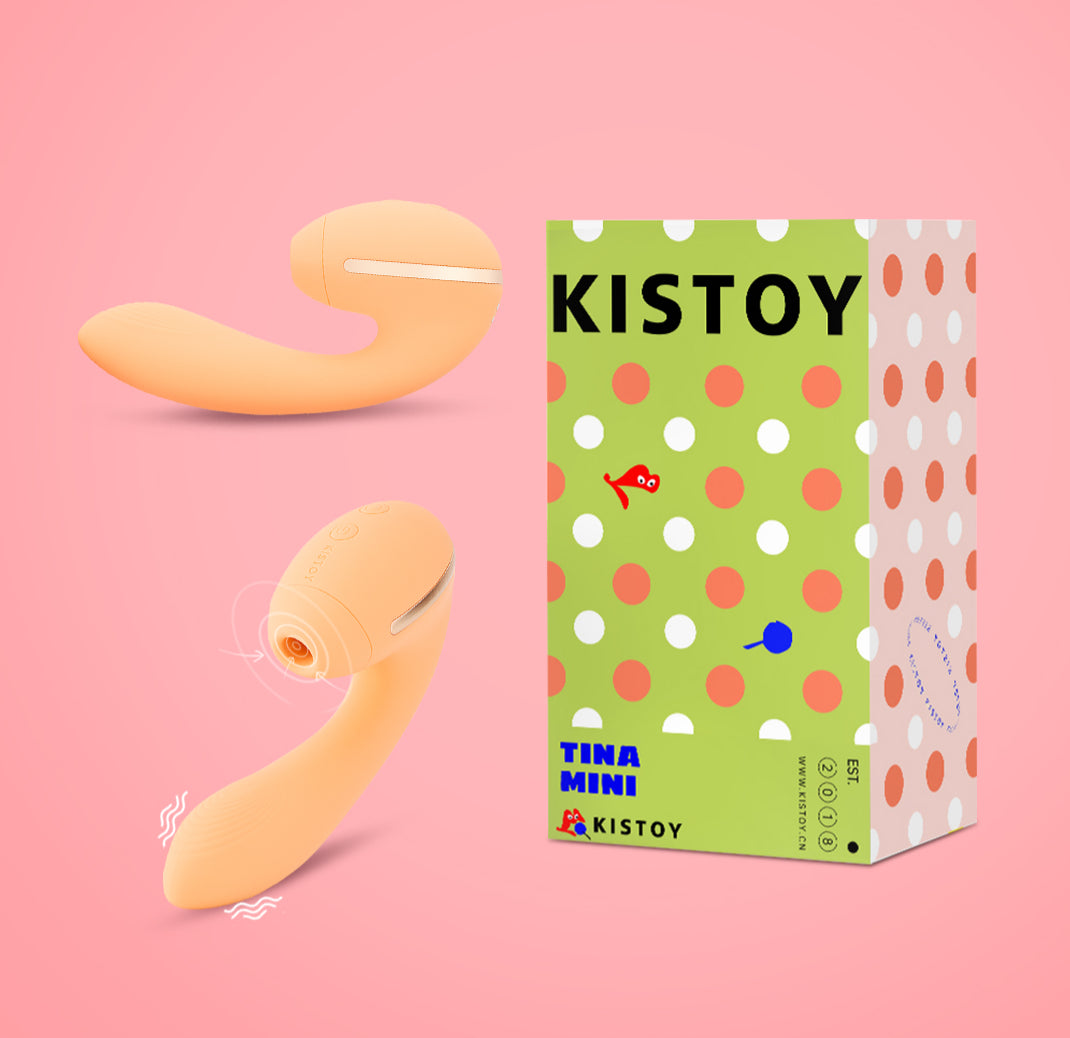 Kisstoy Tina Mini 2nd Air Pulse G-spot Sucking Vibrating Massager