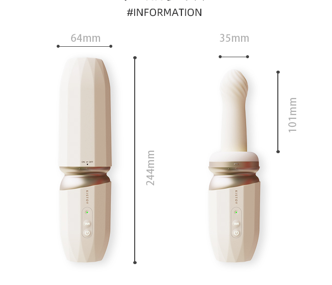 2024 Kistoy TUTU Portable Sex Machine with Air cushion chair