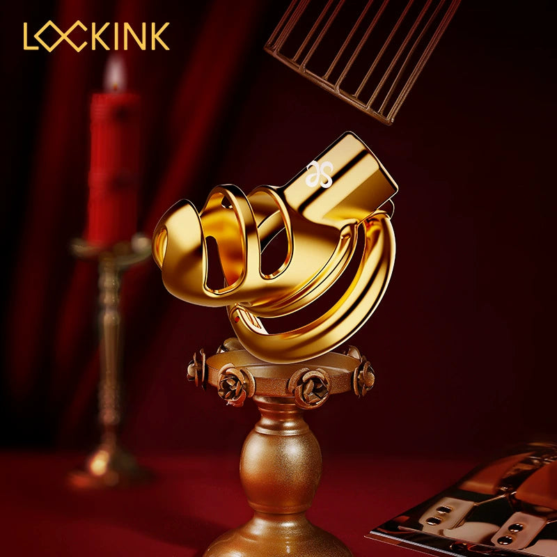 LOCKINK Sevanda Rhino Horn Chastity Cage Device