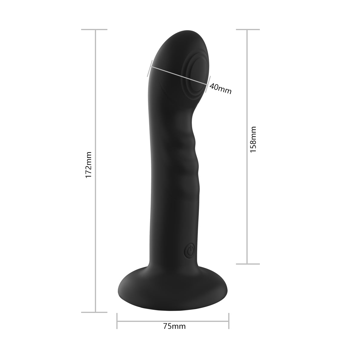 Lesbian big strap on Dildo vibrator 5 frequency flap stimulated G spot for women