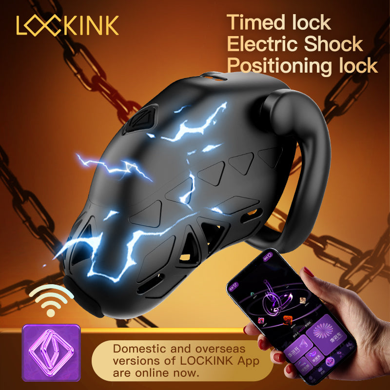 Lockink Electric Shock Cage App Smart Chastity Cage Remotely
