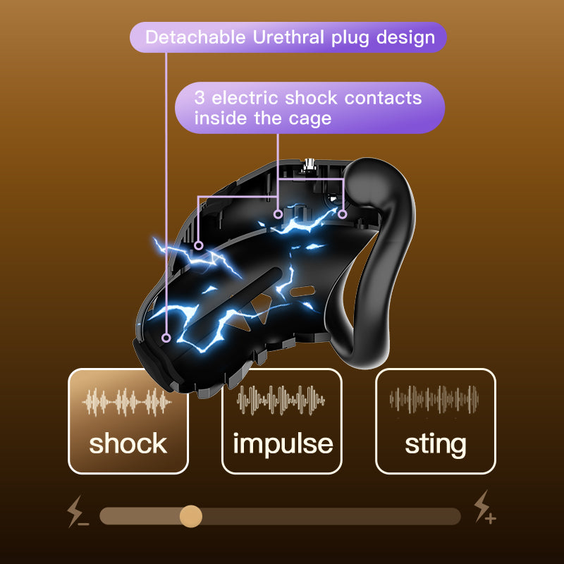 Lockink Electric Shock Cage App Smart Chastity Cage Remotely