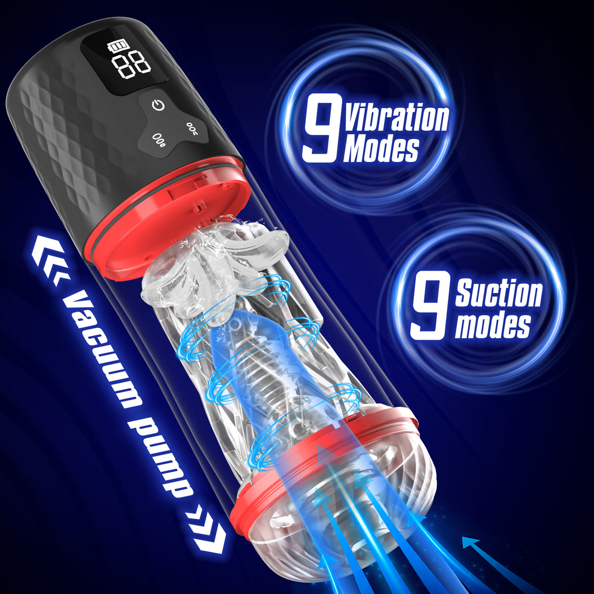 Male Masturbation cup Vacuum Pump