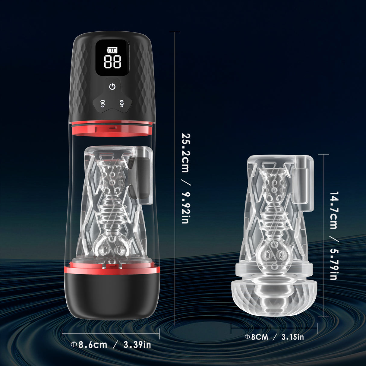 Male Masturbation cup Vacuum Pump