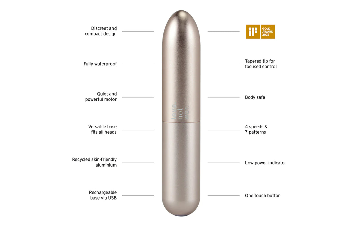 LNW Maya Quiet Bullet Vibrator for Targeted Stimulation
