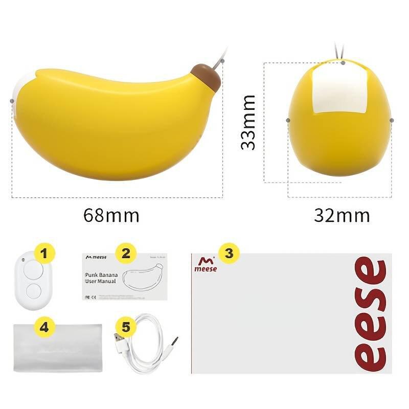 Meese Banana Mini Egg Vibrator