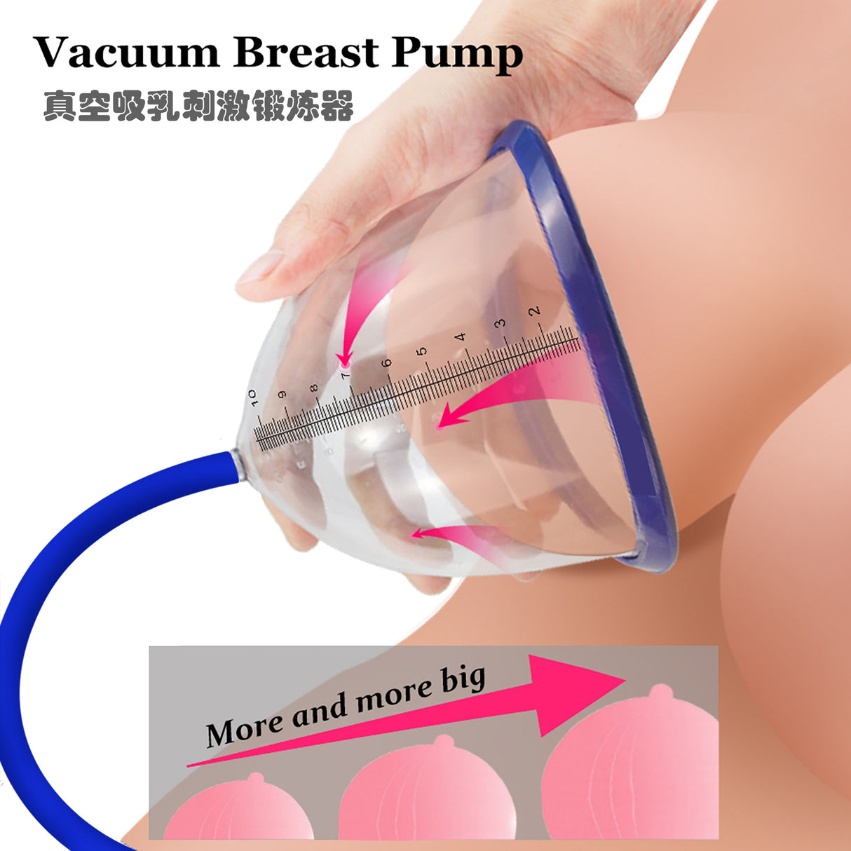 Mojin Manual Breast Enhancer Pump Clitoris Pussy Pump