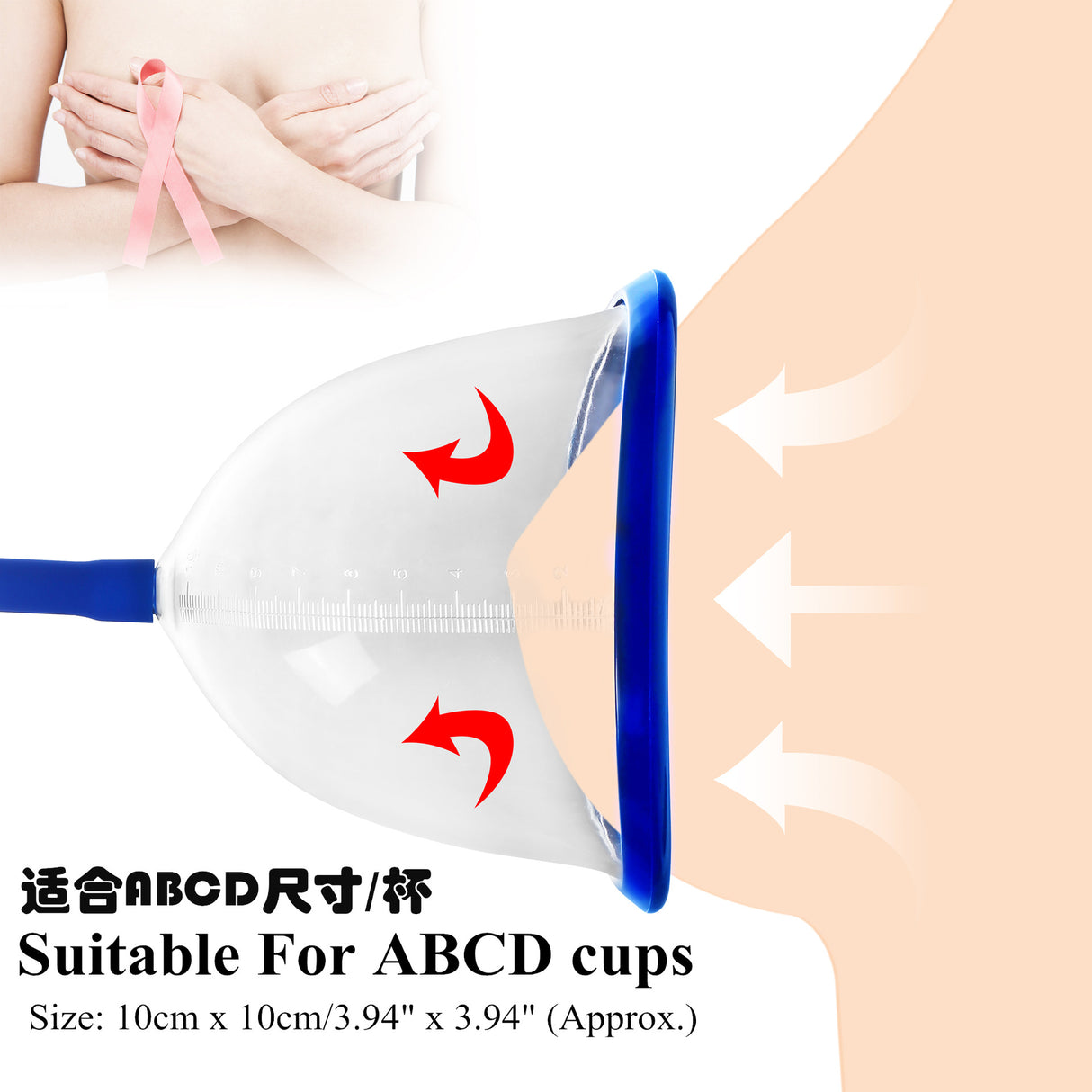 Mojin Manual Breast Enhancer Pump Clitoris Pussy Pump