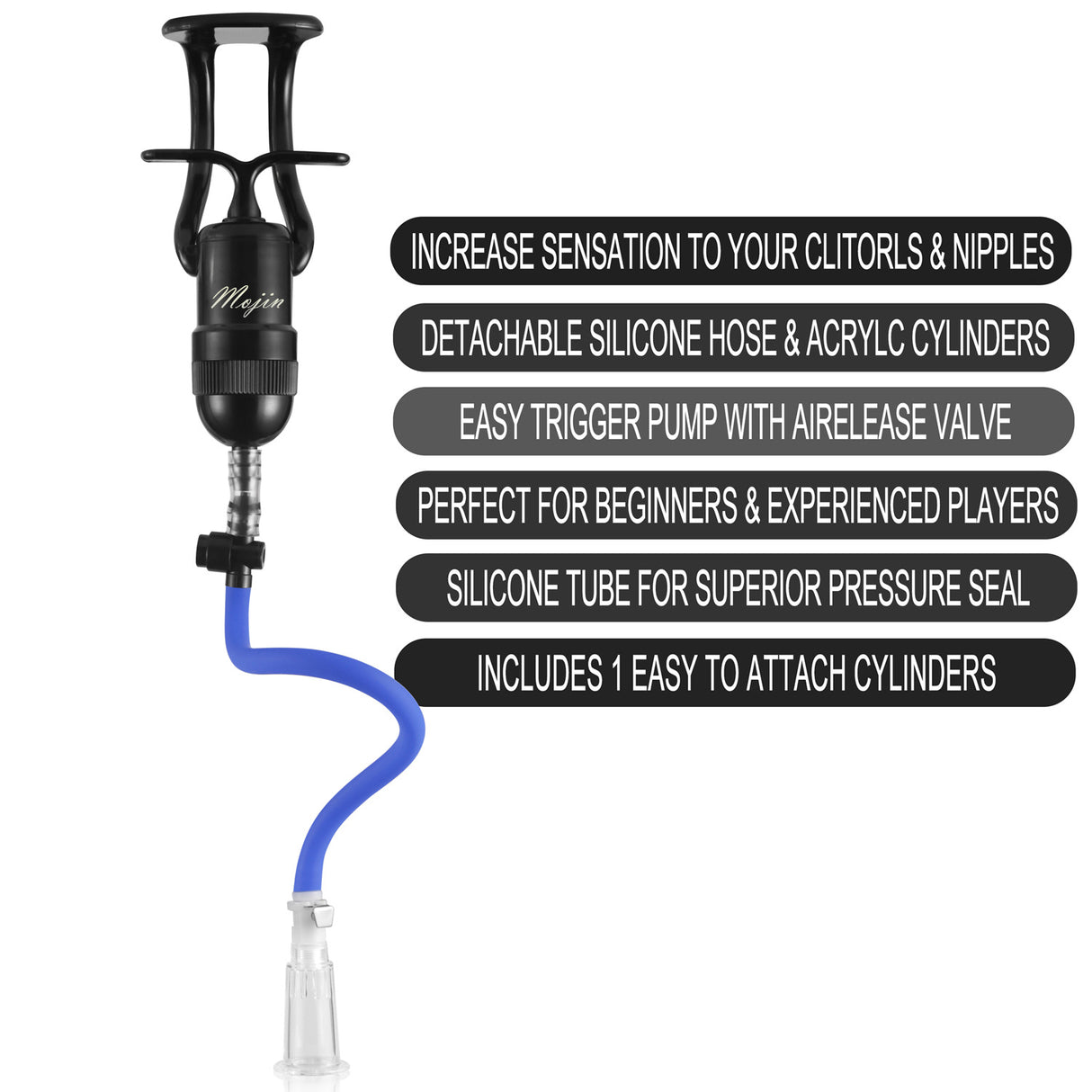 Mojin Vacuum Nipple Clit Enhancement Pump Sucking Massager