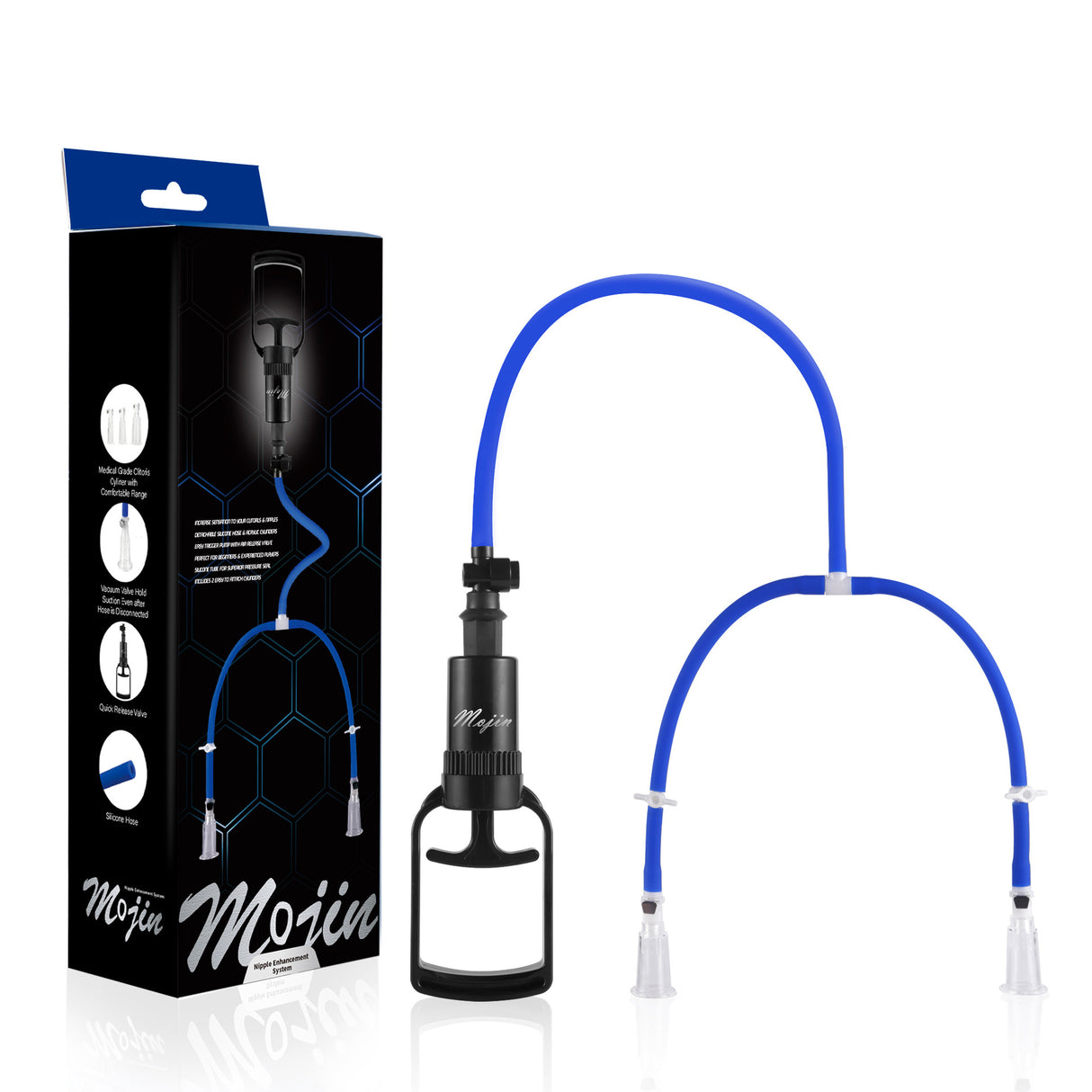 Mojin Vacuum Nipple Clit Enhancement Pump Sucking Massager