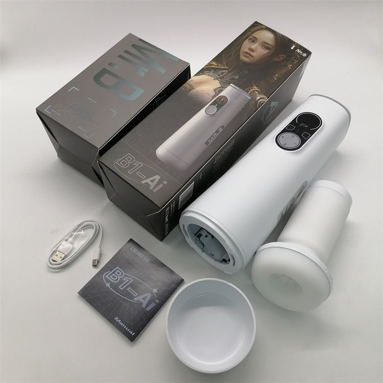 Mr.B B1-AI -PRO High Speed Thrusting Male Masturbator APP connect cup