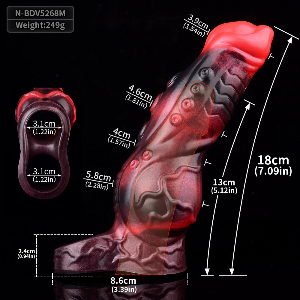 FAAK Multiple Sizes Vibrating CockRing Penis Sleeve with Remote control