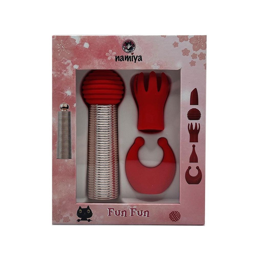 Namiya funfun Multi-head interchangeable G-spot Massage Vibrator Toy
