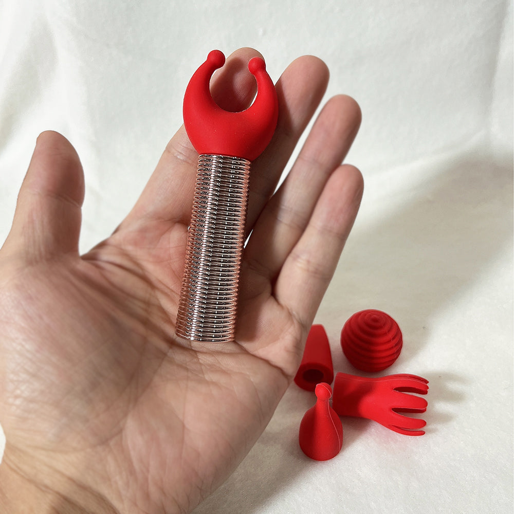 Namiya funfun Multi-head interchangeable G-spot Massage Vibrator Toy