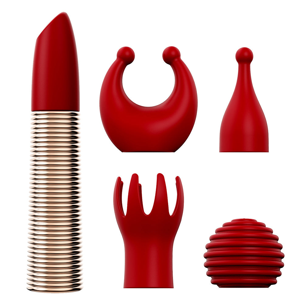 Namiya funfun Multi-head interchangeable G-spot Massage Vibrator Toy