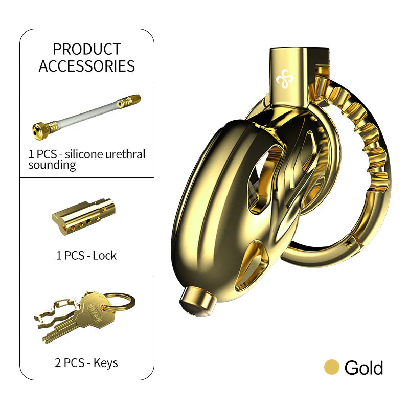 New Sevanda Outlaw Urethral Sounding Chastity Cage