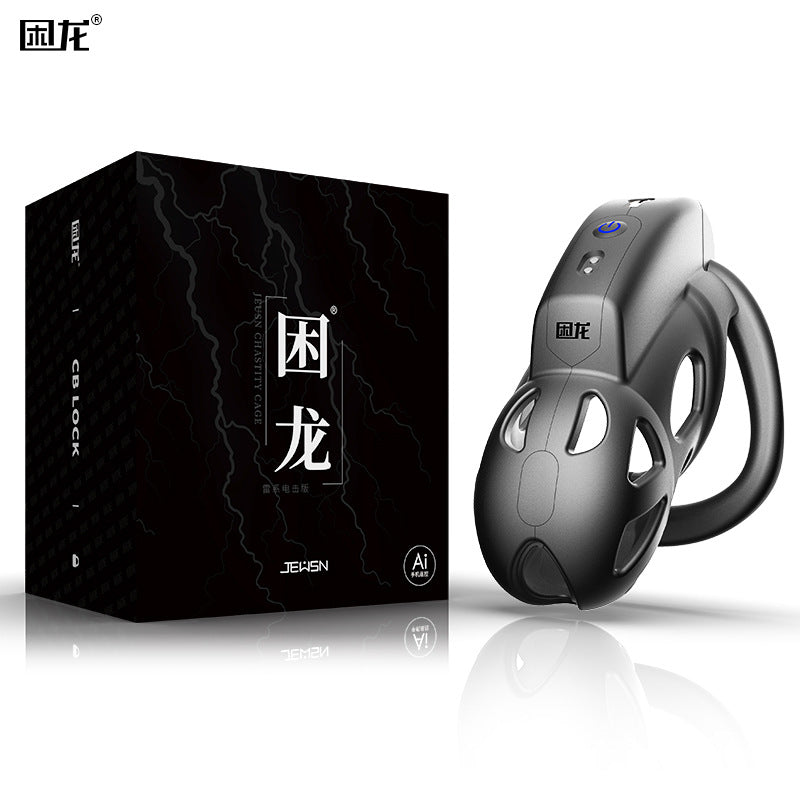 JEUSN Male electric shock chastity cage APP control remote control