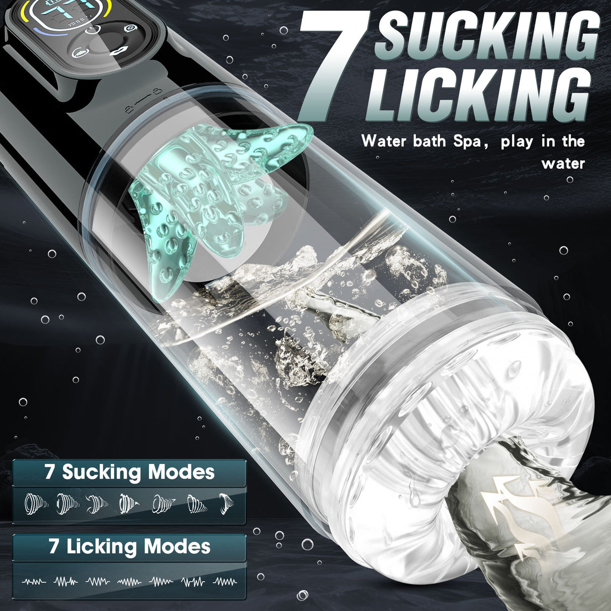 Aierle 12-in-1 Male Masturbator with APP Control