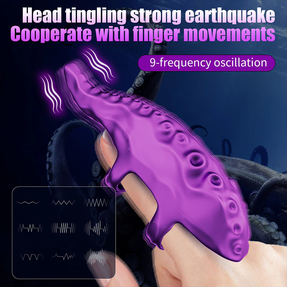 Octopus Finger Vibrator G-spot vibrator for women