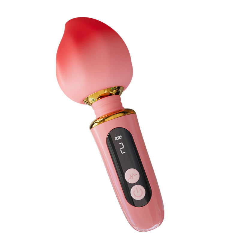 Peach Vibrating AV wand Vibrator