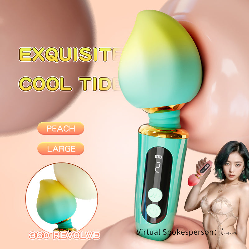 Peach Vibrating AV wand Vibrator
