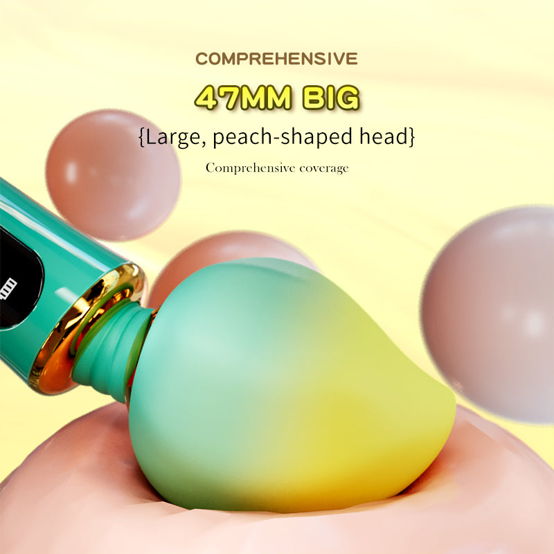 Peach Vibrating AV wand Vibrator