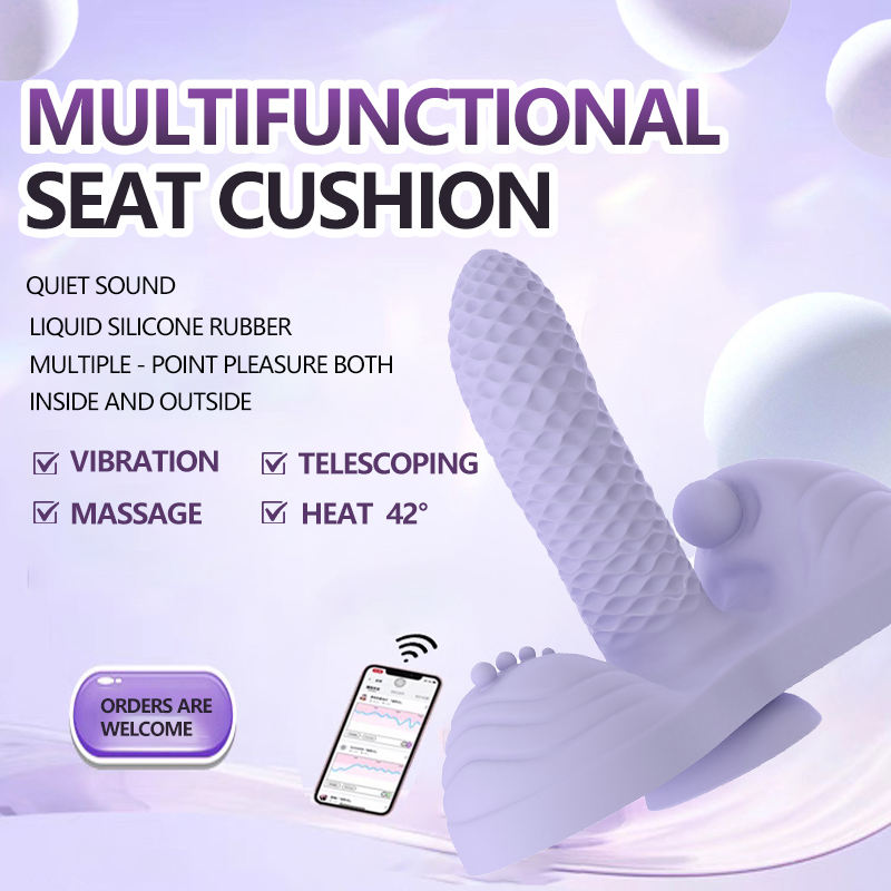 PonyBump Heated Riding Vibe with Automatic Thrusting Action Grid