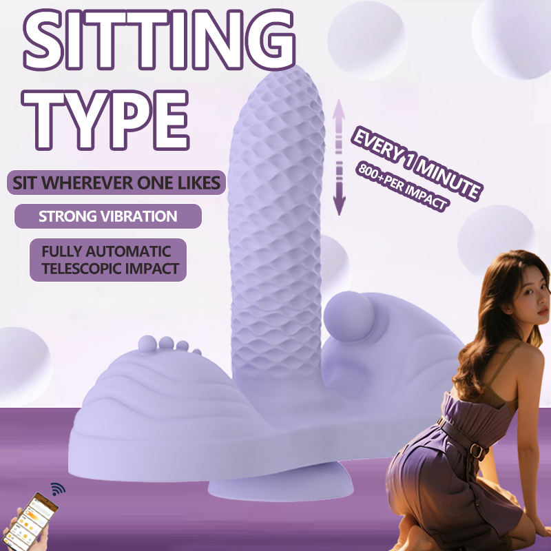 PonyBump Heated Riding Vibe with Automatic Thrusting Action Grid