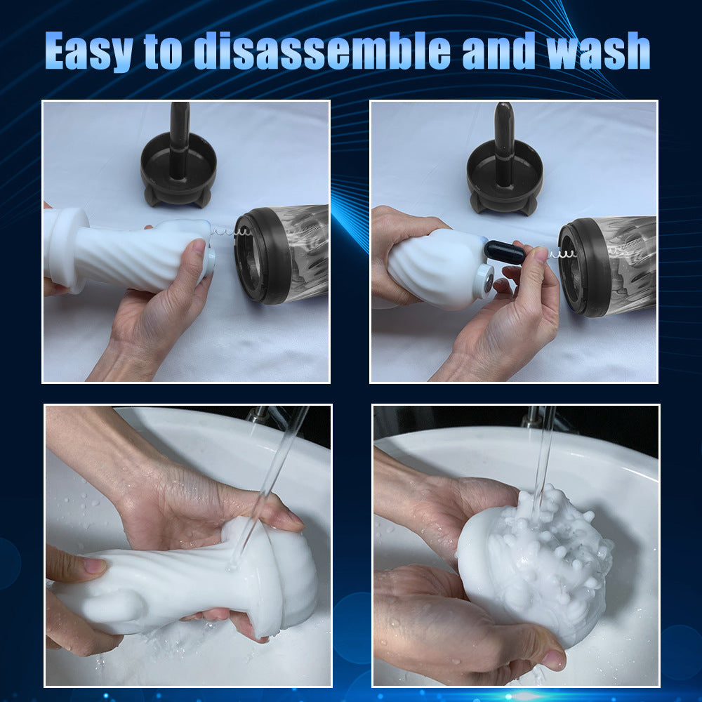 Quantum X Thrusting & Twisting Automatic Male Masturbator With Warming