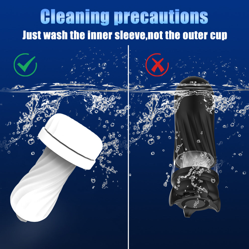 Quantum X Thrusting & Twisting Automatic Male Masturbator With Warming