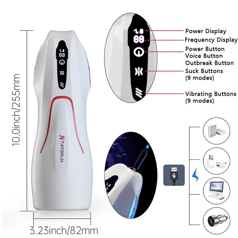 YEAIN®Small universe cosmic touch sucking Male Masturbation cup