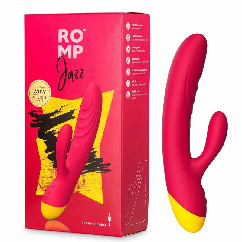 ROMP Jazz Rabbit Vibrator Dual Stimulation Clit & G-spot Toy