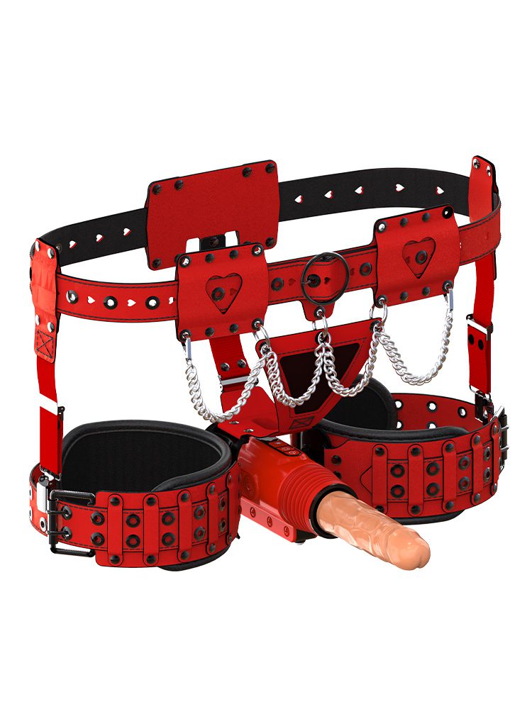 Rechargeable Strap-On Sex Machine