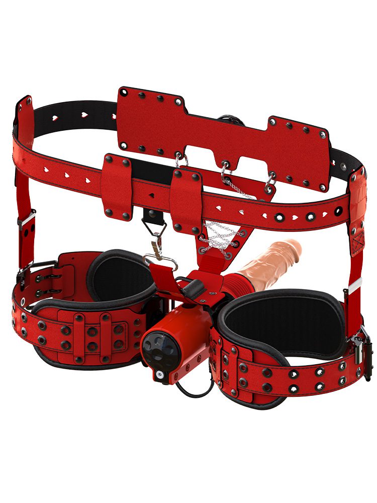 Rechargeable Strap-On Sex Machine