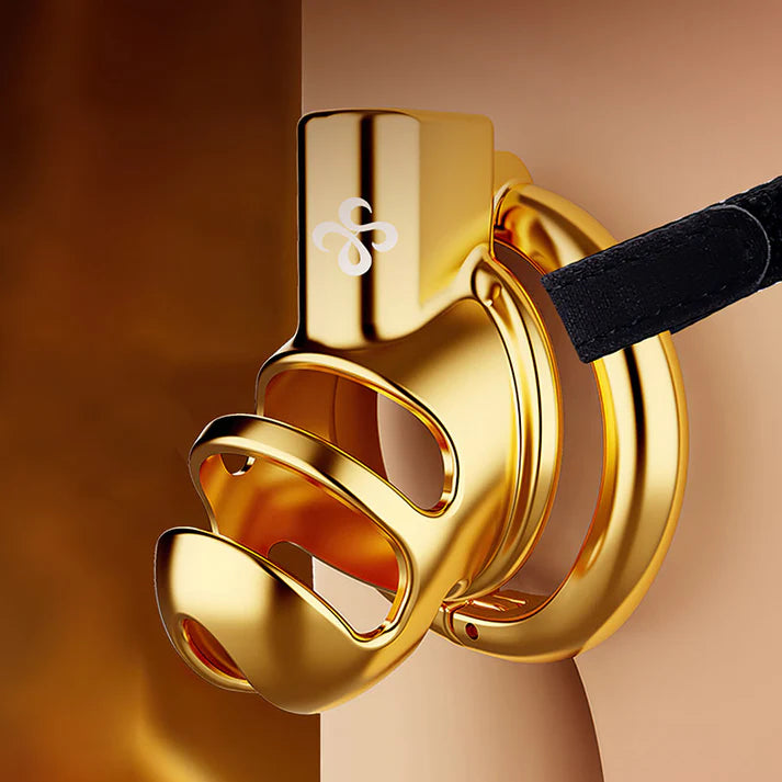 LOCKINK Sevanda Rhino Horn Chastity Cage Device