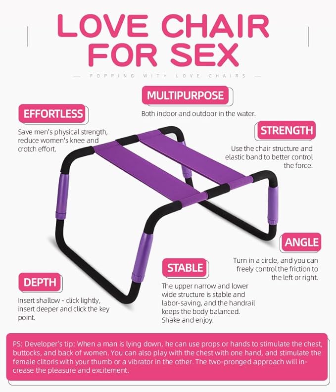 BDSM Three color highly elastic sex chair adjustable love chair