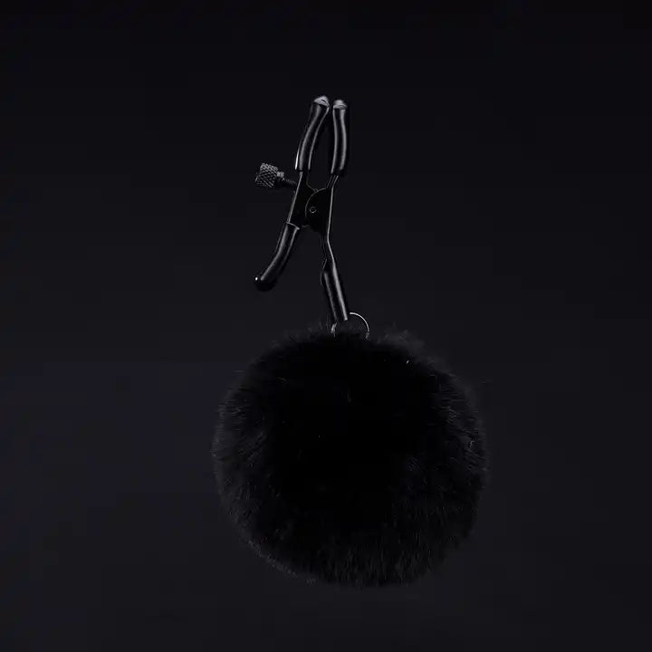 Roomfun®SM Sexy furry nipple clamp Clip Breast Vagina Clip Restraint